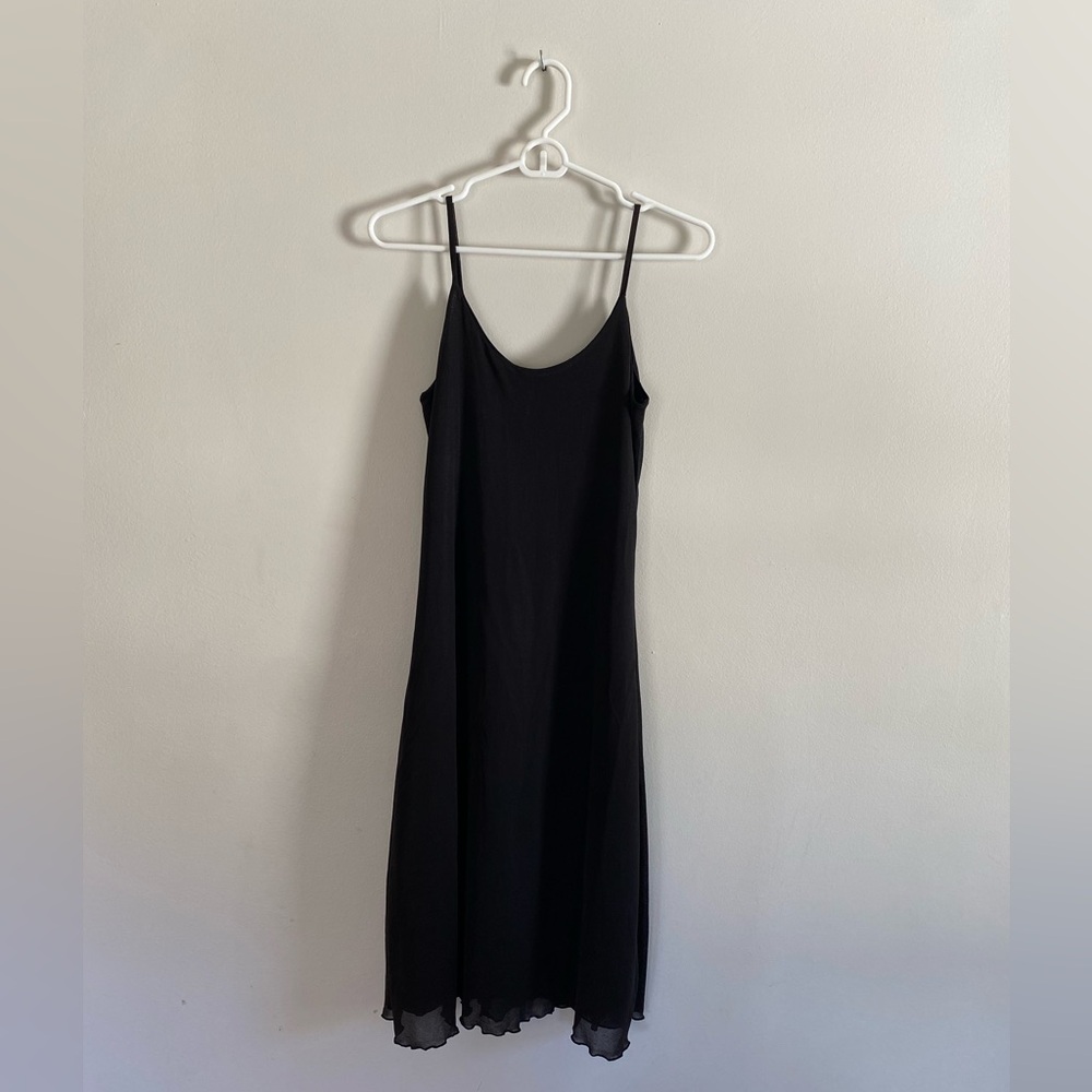 Y2K black dress